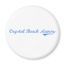 Crystal Beach Manor Maryland Classic Design Fridge Magnet