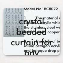 crystal beaded curtain for any decoration .wedding mousepads