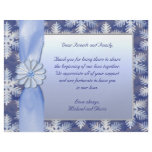 Crystal Blue Snowflake Celebration Flyer Design