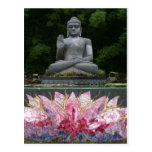 Crystal Buddha sends regards on a postcard!