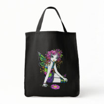"Crystal" Candy Rainbow Butterfly Fairy Tote Bag bags