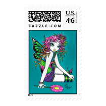 Crystal Candy Rainbow Fairy Postage postage