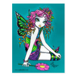 Crystal Candy Rainbow Fairy Postcard