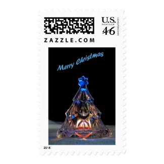 Crystal Christmas Tree 3 Postage Stamp