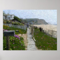 "Crystal Cove Walkway" Poster posters