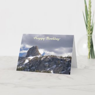 Crystal Crag Birthday Card card