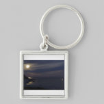 Crystal Crescent Beach Moonlight keychains