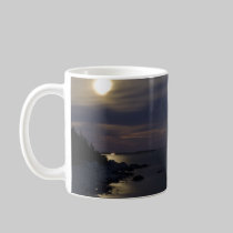 Crystal Crescent Beach Moonlight mugs
