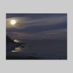 Crystal Crescent Beach Moonlight postcards