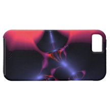 Crystal Ghost – Salmon & Indigo Surprise iPhone 5 Case