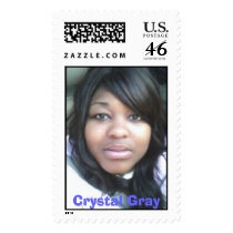 Crystal Gray postage