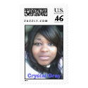 Crystal Gray postage