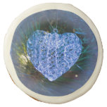 Crystal Heart Ornament Sugar Cookie