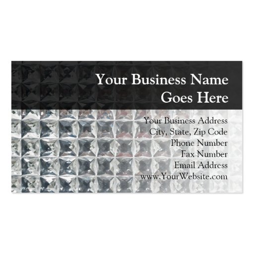 Crystal Ice Block Print Business Card Templates