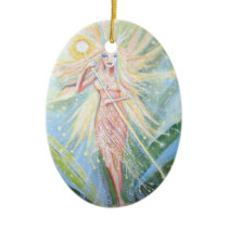 Crystal Lights Fairy Ornament ornaments