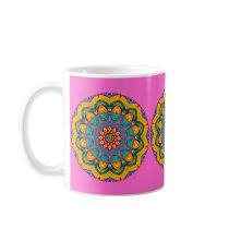 "Crystal Mandala Quilt" mugs