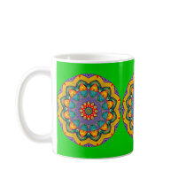 "Crystal Mandala Quilt" mugs