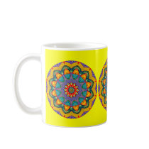 "Crystal Mandala Quilt" mugs