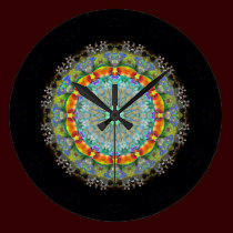 Crystal Mandala  Wall Clock wall clocks