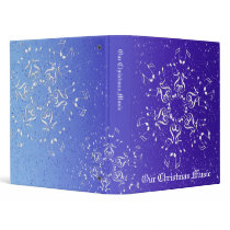 Crystal Musical Snowflakes binders