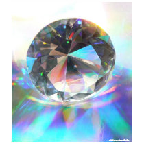 Crystal on Holograph t-shirts