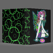 "Crystal" Rainbow Candy Fairy Art Binder