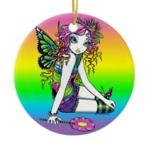 "Crystal" Rainbow Candy Fairy Art Ornaments ornaments
