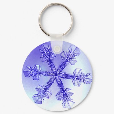 Crystal Snowflake Christmas Keychain by MzLisaMichelle