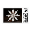 Crystal Snowflake postage by freespiritdesigns Crystal Snowflake postage
