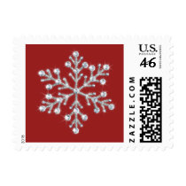 Crystal Snowflake Stamp (red)