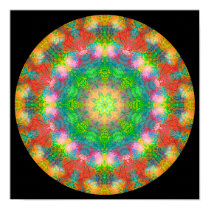Crystal Sounds Mandala posters