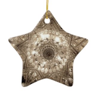 'Crystal' Star Ornament (Silver)