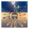 Crystal Sunburst posters