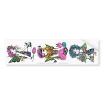 Crystal Sunny & Buttercup Rainbow Fae Sticker Set bumper stickers