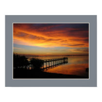 Crystal sunset posters