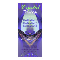 Crystal Vision Event Flyer Custom Rack Cards