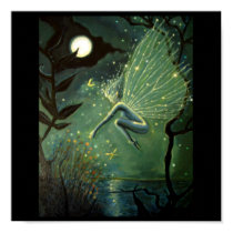 Crystal Water Sprite Fairy Print posters