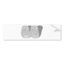 CrystalBabyBooties062210Shadow Bumper Sticker
