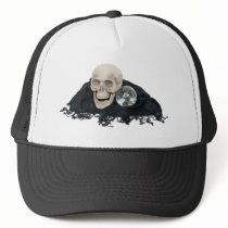 CrystalBallSkull033109 Trucker Hat