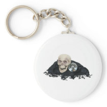 CrystalBallSkull033109 Key Chains