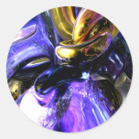 Crystalized Ecstasy Abstract Sticker