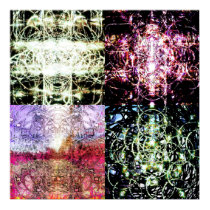 Crystallite Waves 4 posters by Algofractals Crystallite Waves 4 posters