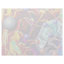 Crystals and electrons photo letterhead design