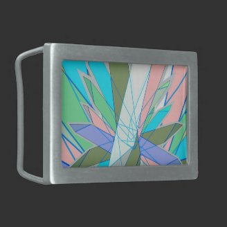 crystals belt buckles