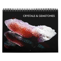 CRYSTALS & GEMSTONES properties Wall Calendar