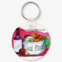 Crystal's Local Flavor keychain by localflavor Crystal's Local Flavor keychain
