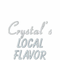 Crystal's Local Flavor polo embroidered shirts by localflavor Crystal's Local Flavor polo embroidered shirts