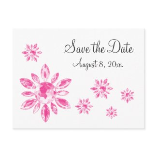 Crystal's Save the Date Postcard postcard