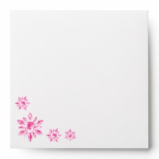 Crystal's Wedding Invitation Envelope envelope