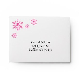 Crystal's Wedding RSVP Envelope envelope